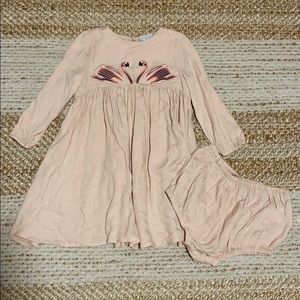 Stella McCartney Little Girls Swan Dress